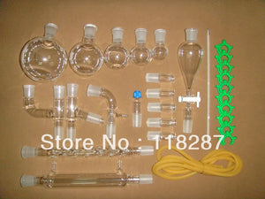24/40, nueva orgánica Kit de laboratorio de Química, 32 unids, laboratorio químico dispositivo