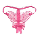 Butterfly Lace Micro Massage Temptation Brief Beads Panties