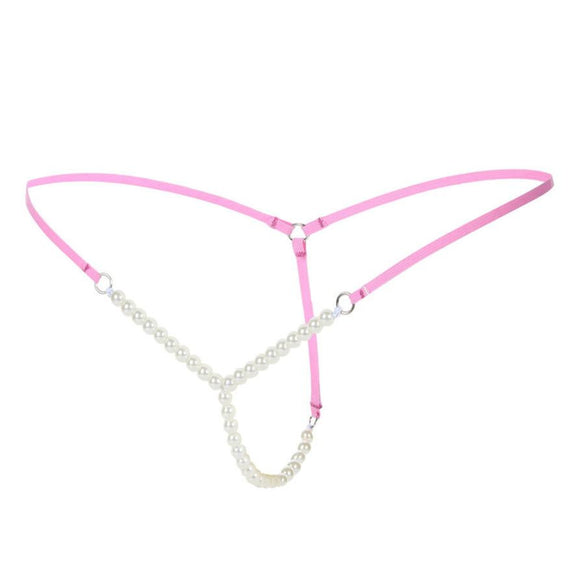 Pearl G-String And Thongs Solid Bandage Underwear