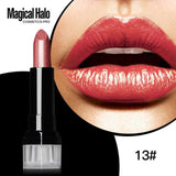 Lipgloss Sexy Metal Makeup Frosted Pigment Gold Metallic.