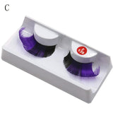 Women Fancy Soft Long False Eyelashes Eye Lashes Makeup Party Club