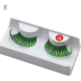 Women Fancy Soft Long False Eyelashes Eye Lashes Makeup Party Club