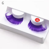 Women Fancy Soft Long False Eyelashes Eye Lashes Makeup Party Club