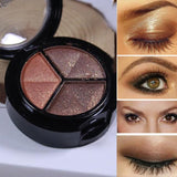 Smoky Cosmetic Set 3 colors Professional Natural Matte Makeup Eye Shadow