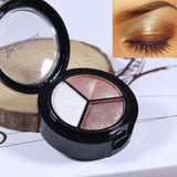 Smoky Cosmetic Set 3 colors Professional Natural Matte Makeup Eye Shadow