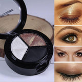 Smoky Cosmetic Set 3 colors Professional Natural Matte Makeup Eye Shadow